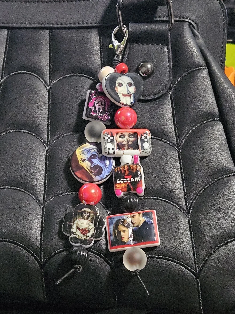 Horror Themed Bag Charm